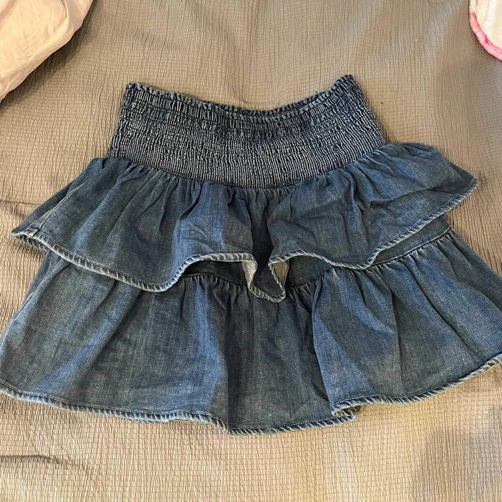 aerie ruffle skirt